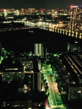 東雲勉強会での夜景160911(350変換後) 東雲勉強会での夜景160911(350変換後)